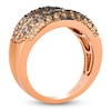 Thumbnail Image 2 of Le Vian Chocolate Ombré  Diamond Multi-Row Ring 2 ct tw 14K Strawberry Gold
