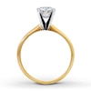Thumbnail Image 1 of Diamond Solitaire Ring 1 carat Round 14K Yellow Gold (I2/I)