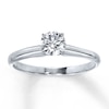 Thumbnail Image 0 of Diamond Solitaire Ring 1/2 carat Round-cut 14K White Gold (I2/I)