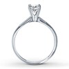 Thumbnail Image 1 of Diamond Solitaire Ring 3/4 carat Round-Cut 14K White Gold (I2/I)