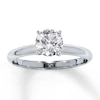Thumbnail Image 0 of Diamond Solitaire Ring 1 carat Round-cut 14K White Gold (I2/I)