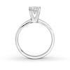 Thumbnail Image 2 of Leo Artisan Diamond  1 carat Round-cut 14K White Gold Ring