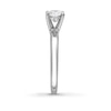Thumbnail Image 3 of Leo Artisan Diamond  1 carat Round-cut 14K White Gold Ring