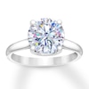 Thumbnail Image 1 of The Leo First Light Diamond Solitaire Ring 3 carats 14K White Gold