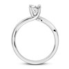 Thumbnail Image 1 of Diamond Solitaire Engagement Ring 1/2 ct tw Round 14K White Gold (I1/I)