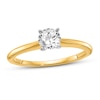 Thumbnail Image 1 of Diamond Solitaire Engagement Ring 1/2 ct tw Round 14K Two-Tone Gold (I1/I)