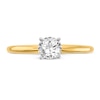 Thumbnail Image 3 of Diamond Solitaire Engagement Ring 1/2 ct tw Round 14K Two-Tone Gold (I1/I)
