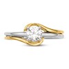 Thumbnail Image 2 of Diamond Solitaire Engagement Ring 1/2 ct tw Round 14K Two-Tone Gold (I1/I)