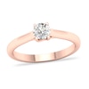 Thumbnail Image 1 of Diamond Solitaire Ring 1/2 ct tw Round-cut 14K Rose Gold (SI2/I)