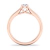Thumbnail Image 3 of Diamond Solitaire Ring 1/2 ct tw Round-cut 14K Rose Gold (SI2/I)