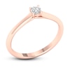 Thumbnail Image 2 of Diamond Solitaire Ring 1/6 ct tw Round-cut 14K Rose Gold (SI2/I)
