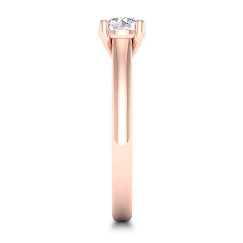 Main Image 2 of Diamond Solitaire Ring 3/4 ct tw Round-cut 14K Rose Gold (SI2/I)