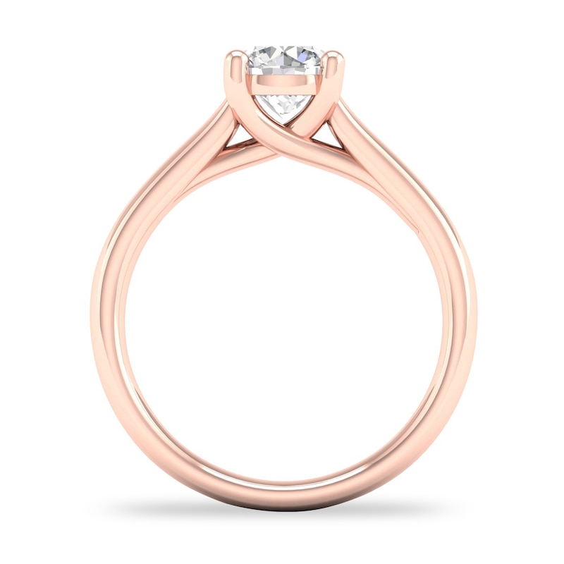 Diamond Solitaire Ring 1 ct tw Round-cut 14K Rose Gold (SI2/I)