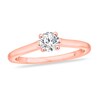 Thumbnail Image 0 of Diamond Solitaire Engagement Ring 1/2 ct tw Round-cut 14K Rose Gold (I2/I)
