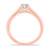 Thumbnail Image 1 of Diamond Solitaire Engagement Ring 1/2 ct tw Round-cut 14K Rose Gold (I2/I)