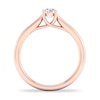 Thumbnail Image 3 of Diamond Solitaire Ring 1/4 ct tw Round-cut 14K Rose Gold (SI2/I)