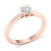 Thumbnail Image 4 of Diamond Solitaire Ring 1/4 ct tw Round-cut 14K Rose Gold (SI2/I)
