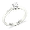 Thumbnail Image 2 of Diamond Solitaire Ring 1/2 ct tw Round-cut 14K White Gold (SI2/I)