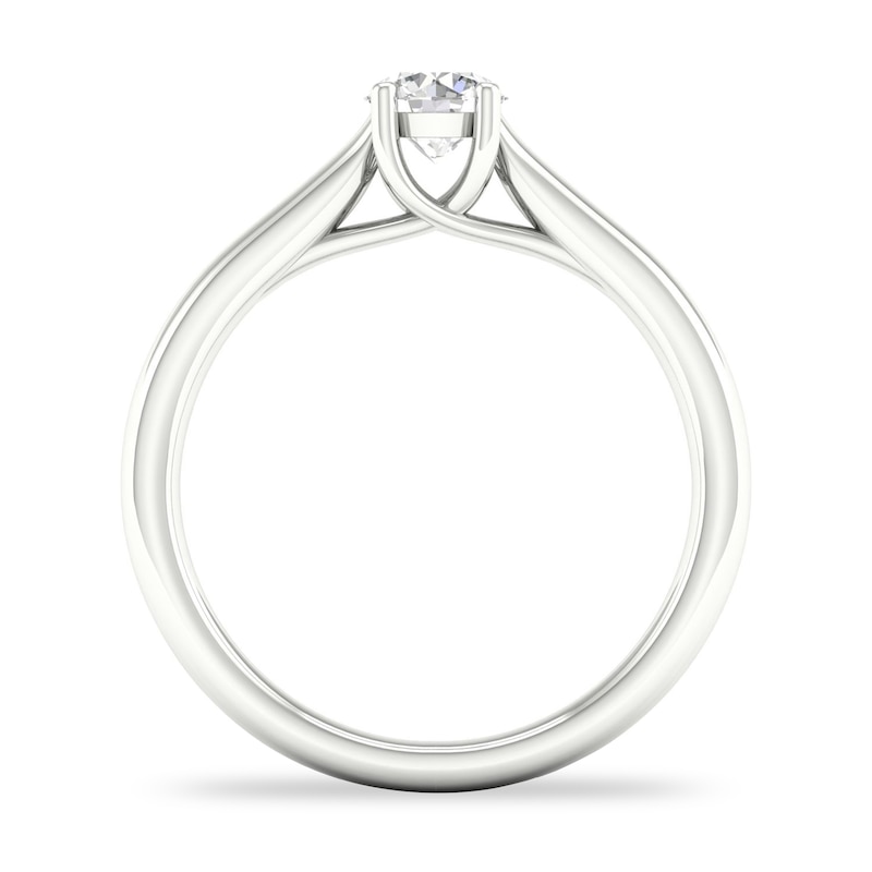 Diamond Solitaire Ring 1/2 ct tw Round-cut 14K White Gold (SI2/I)