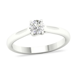 Diamond Solitaire Ring 1/2 ct tw Round-cut Platinum (SI2/I)