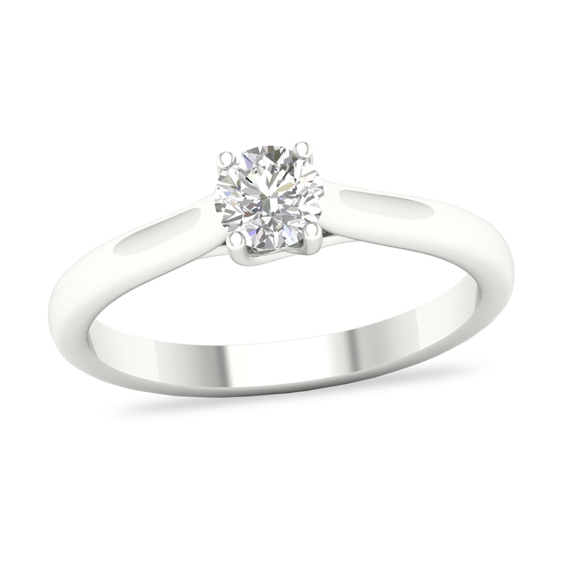Diamond Solitaire Ring 1/2 ct tw Round-cut Platinum (SI2/I)