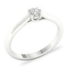 Thumbnail Image 3 of Diamond Solitaire Ring 1/3 ct tw Round-cut 14K White Gold (SI2/I)