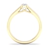Thumbnail Image 4 of Diamond Solitaire Ring 1/3 ct tw Round-cut 14K Yellow Gold (SI2/I)