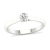 Thumbnail Image 1 of Diamond Solitaire Ring 1/3 ct tw Round-cut Platinum (SI2/I)