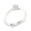 Thumbnail Image 2 of Diamond Solitaire Ring 1/3 ct tw Round-cut Platinum (SI2/I)