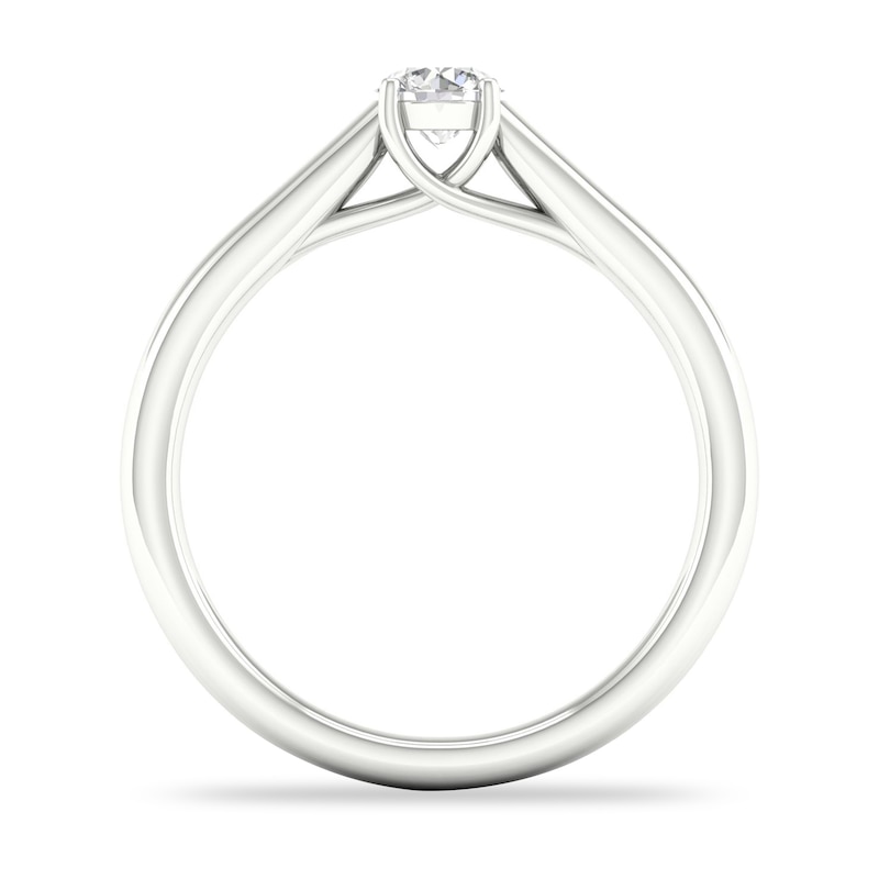 Diamond Solitaire Ring 1/3 ct tw Round-cut Platinum (SI2/I)
