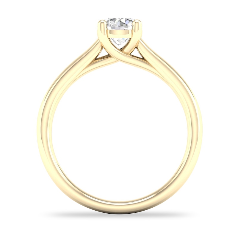 Diamond Solitaire Ring 3/4 ct tw Round-cut 14K Yellow Gold (SI2/I)