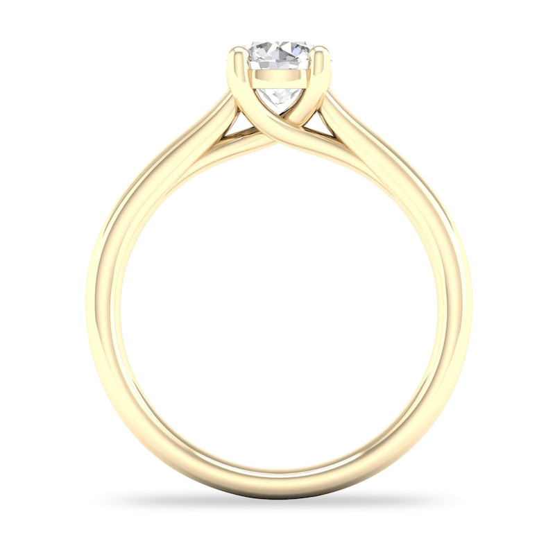 Diamond Solitaire Ring 3/4 ct tw Round-cut 14K Yellow Gold (SI2/I)