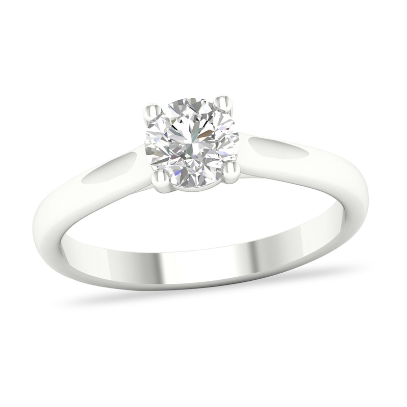 Diamond Solitaire Ring 3/4 ct tw Round-cut Platinum (SI2/I)