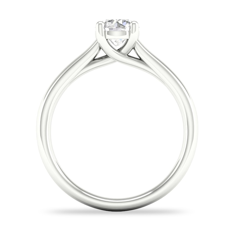 Main Image 4 of Diamond Solitaire Ring 3/4 ct tw Round-cut Platinum (SI2/I)