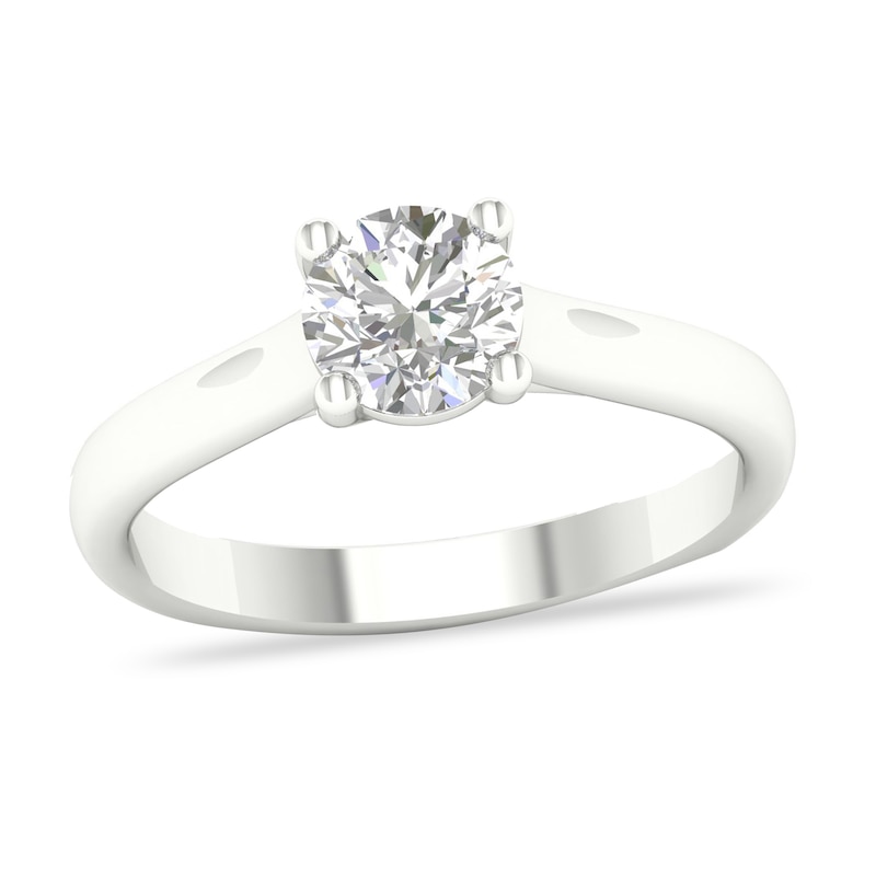 Main Image 1 of Diamond Solitaire Ring 1 ct tw Round-cut 14K White Gold (SI2/I)