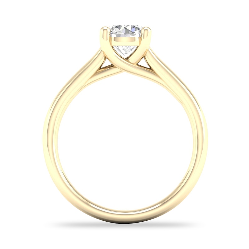 Diamond Solitaire Ring 1 ct tw Round-cut 14K Yellow Gold (SI2/I)