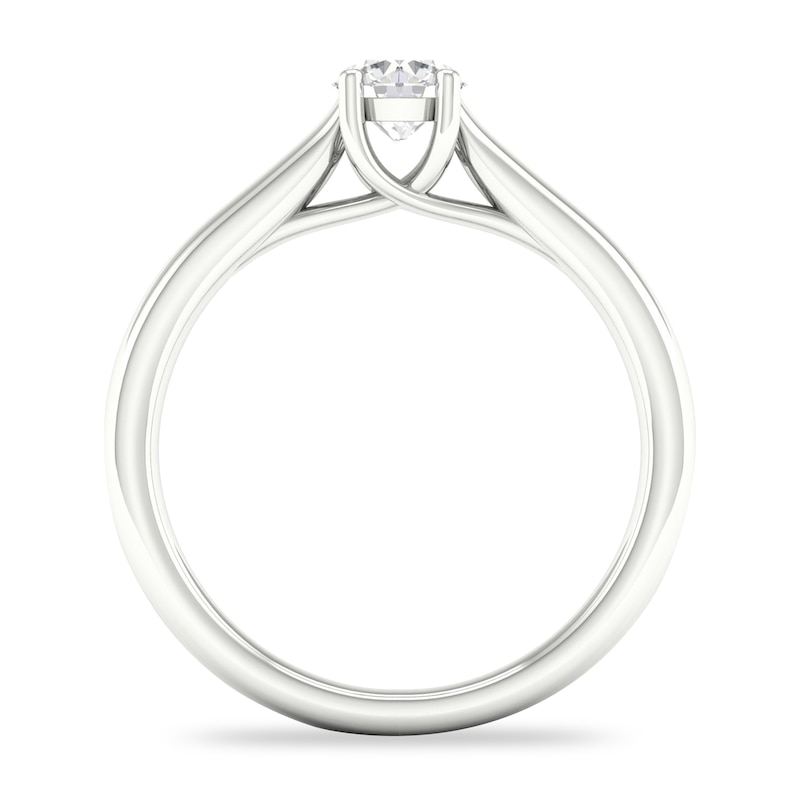 Main Image 3 of Diamond Solitaire Ring 1/4 ct tw Round-cut 14K White Gold (SI2/I)