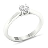 Thumbnail Image 4 of Diamond Solitaire Ring 1/4 ct tw Round-cut 14K White Gold (SI2/I)