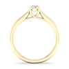 Thumbnail Image 3 of Diamond Solitaire Ring 1/4 ct tw Round-cut 14K Yellow Gold (SI2/I)