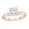 Thumbnail Image 0 of Diamond Solitaire Ring 1/2 ct tw Round 14K Rose Gold (I1/I)