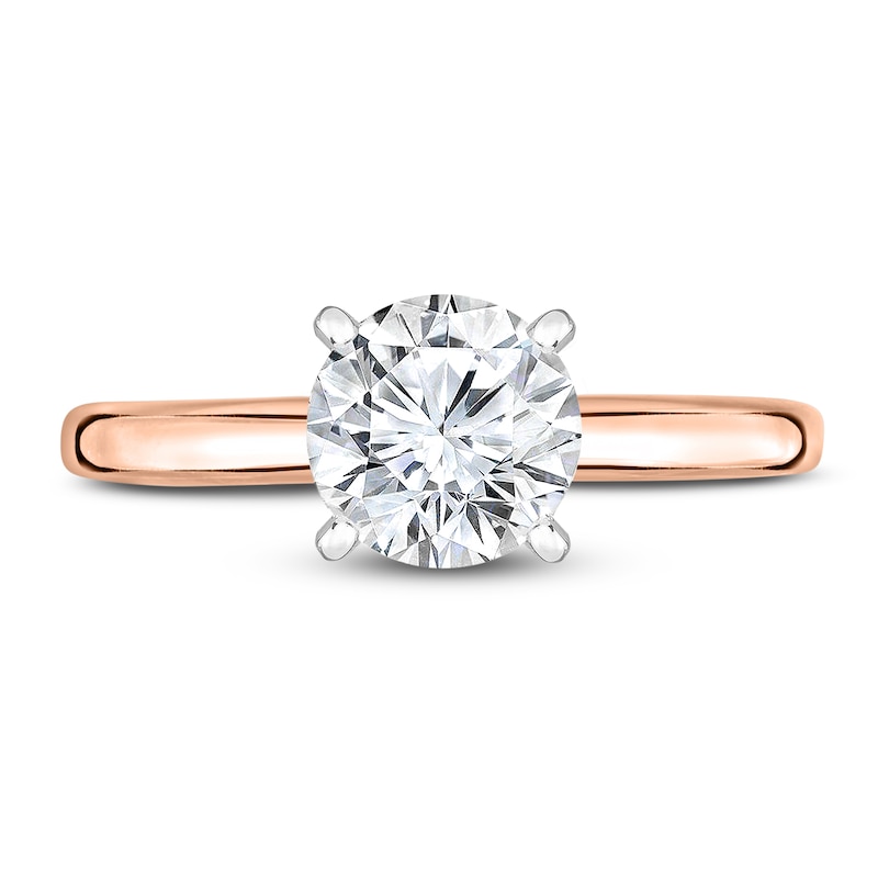 Main Image 4 of Diamond Solitaire Ring 3/4 ct tw Round 14K Rose Gold (I1/I)