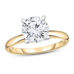 Diamond Solitaire Ring 1-3/4 ct tw Round 14K Yellow Gold (I1/I)