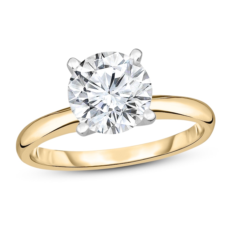 Main Image 1 of Diamond Solitaire Ring 1-3/4 ct tw Round 14K Yellow Gold (I1/I)
