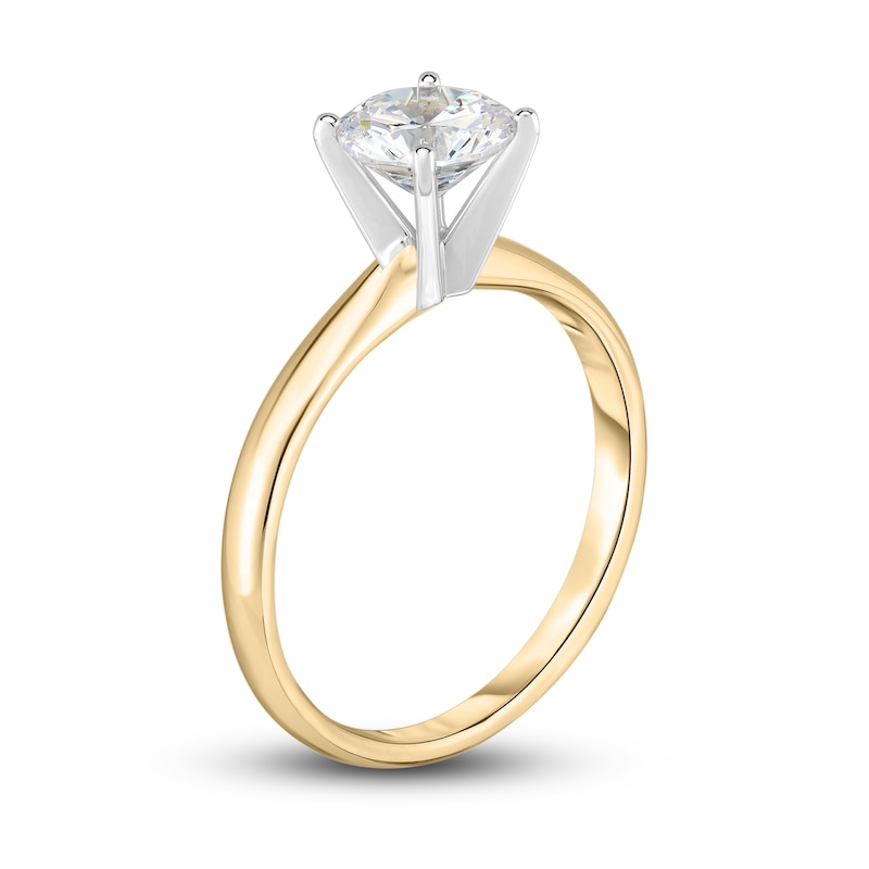 Main Image 3 of Diamond Solitaire Ring 1/5 ct tw Round 14K Yellow Gold (I1/I)