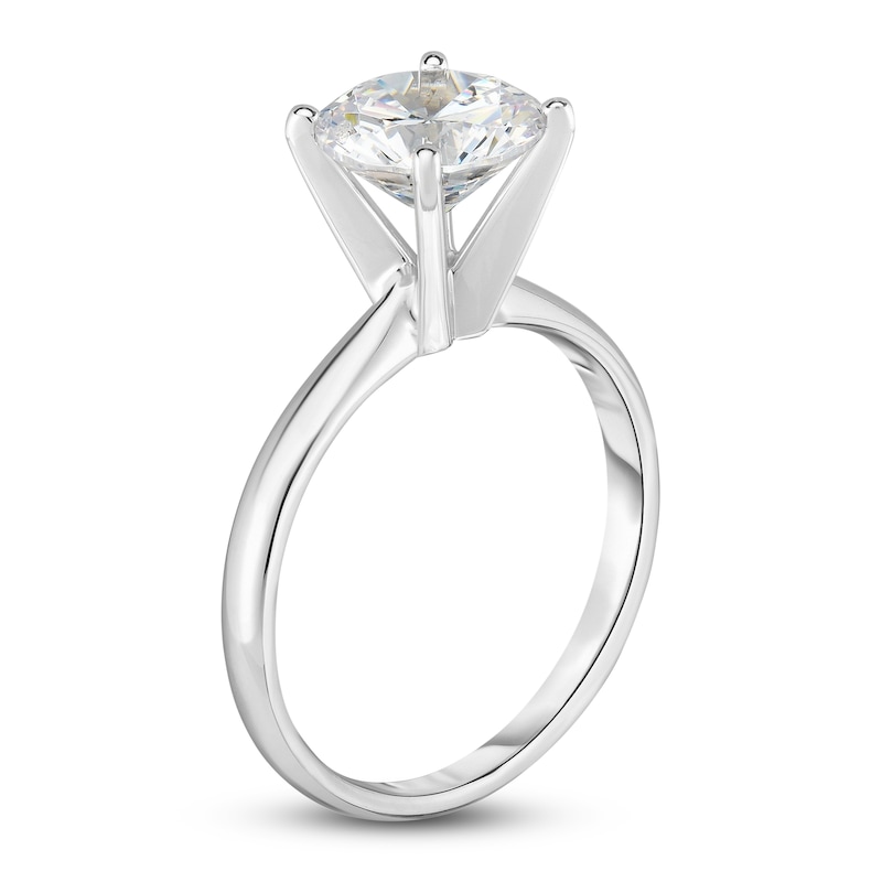 Diamond Solitaire Ring 1-1/3 ct tw Round 14K White Gold (I2/I)