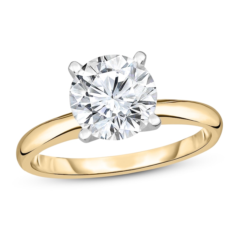Main Image 1 of Diamond Solitaire Ring 1-7/8 ct tw Round 14K Yellow Gold (I2/I)