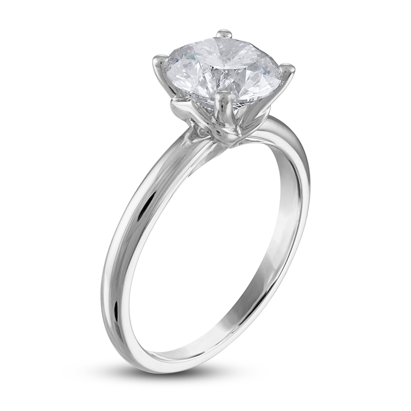 Main Image 2 of Diamond Solitaire Engagement Ring 1-1/2 ct tw Round 14K White Gold (I2/I)