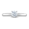 Thumbnail Image 3 of Diamond Solitaire Ring 1/2 ct tw Round 14K White Gold (I2/I)