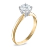 Thumbnail Image 1 of Diamond Solitaire Ring 1 ct tw Round 14K Two-Tone (I2/I)