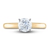 Thumbnail Image 2 of Diamond Solitaire Ring 1 ct tw Round 14K Two-Tone (I2/I)